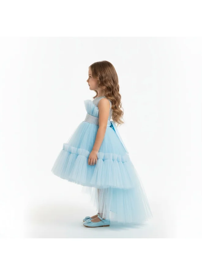 بيداني فستان نجمة أزرق نبيل